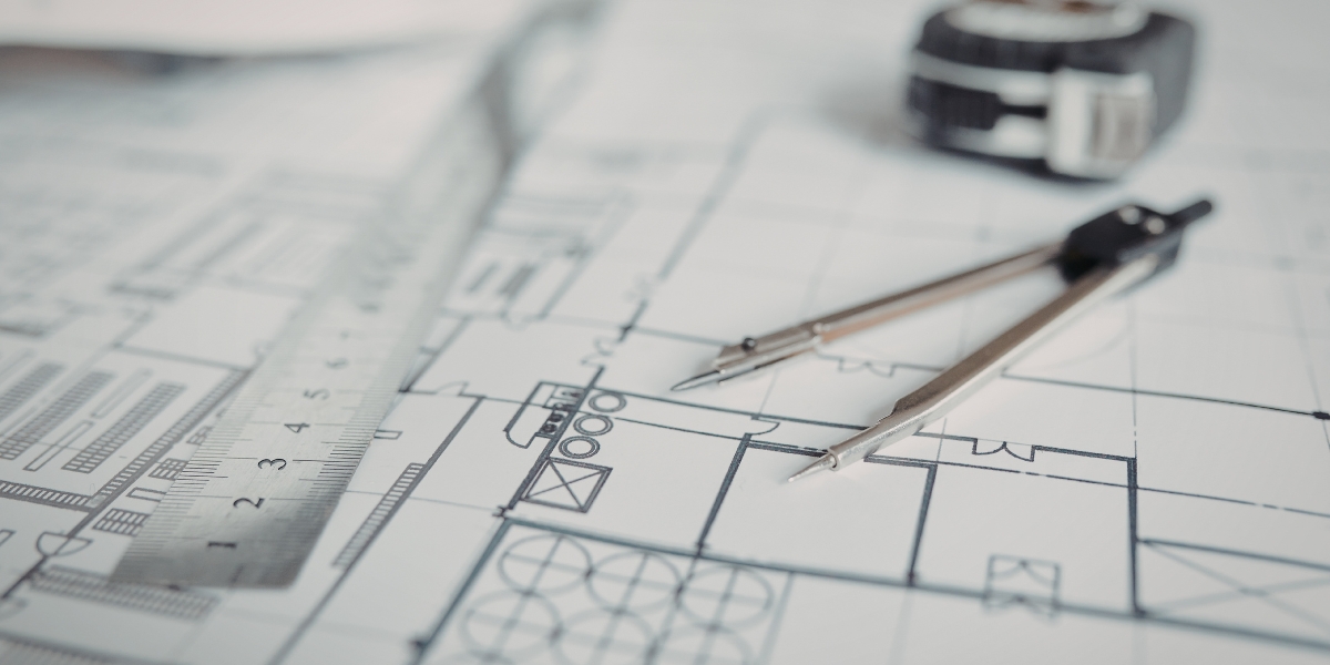 IT planning for office move infrastructure reset using blueprint and layout planning