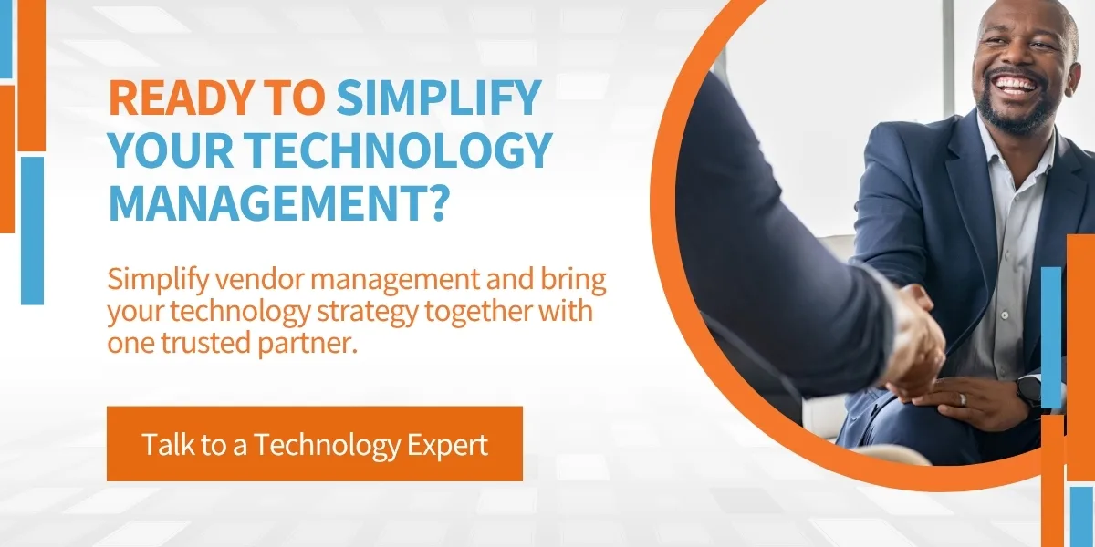 Business-professionals-discussing-technology-vendor-consolidation-with-a-trusted-partner-to-simplify-technology-management-and-strategy