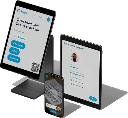 Verkada Workplace app on tablet and phone