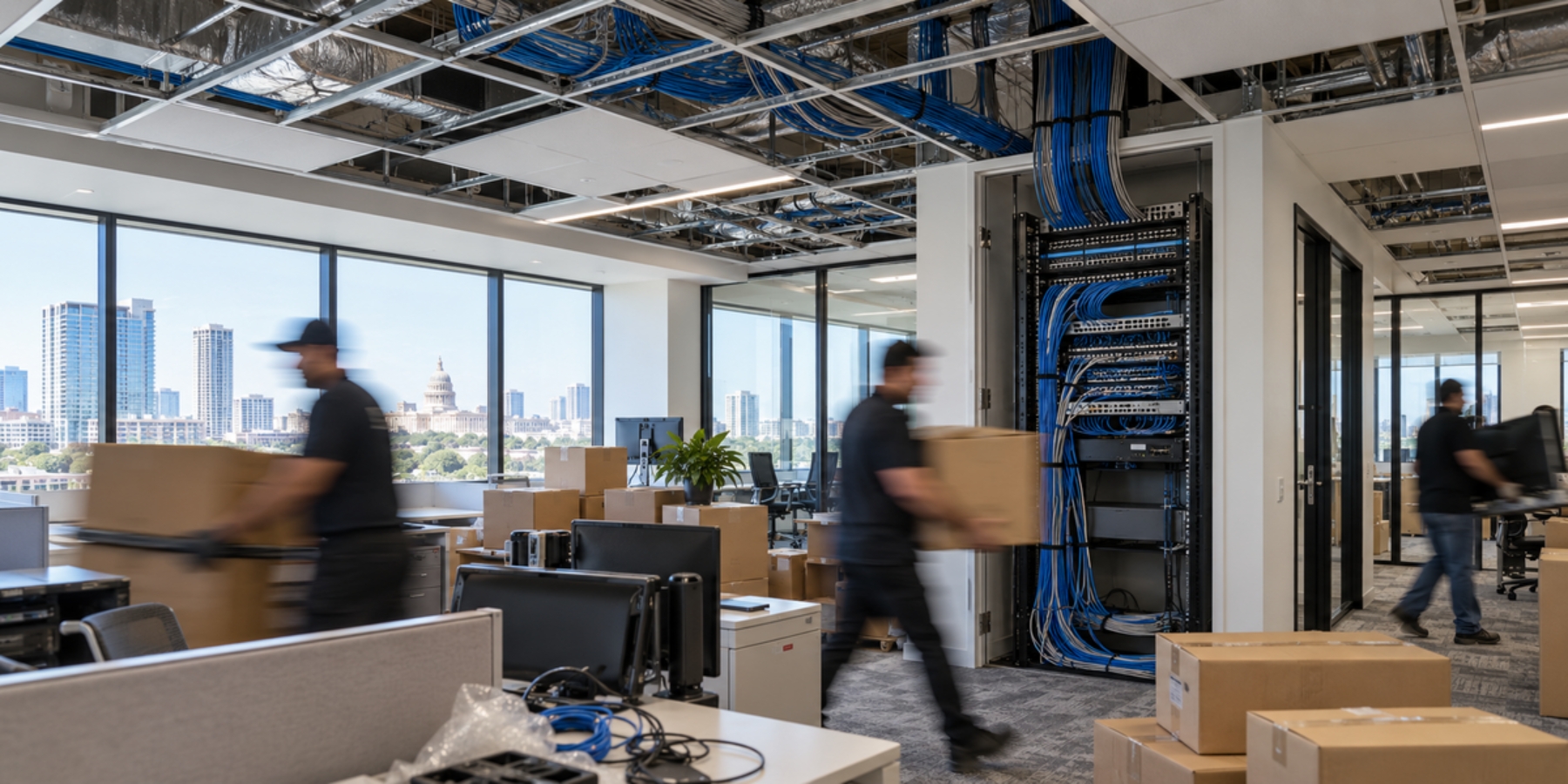 Moving Offices in Austin? Don’t Leave Your Low-Voltage Cabling Behind